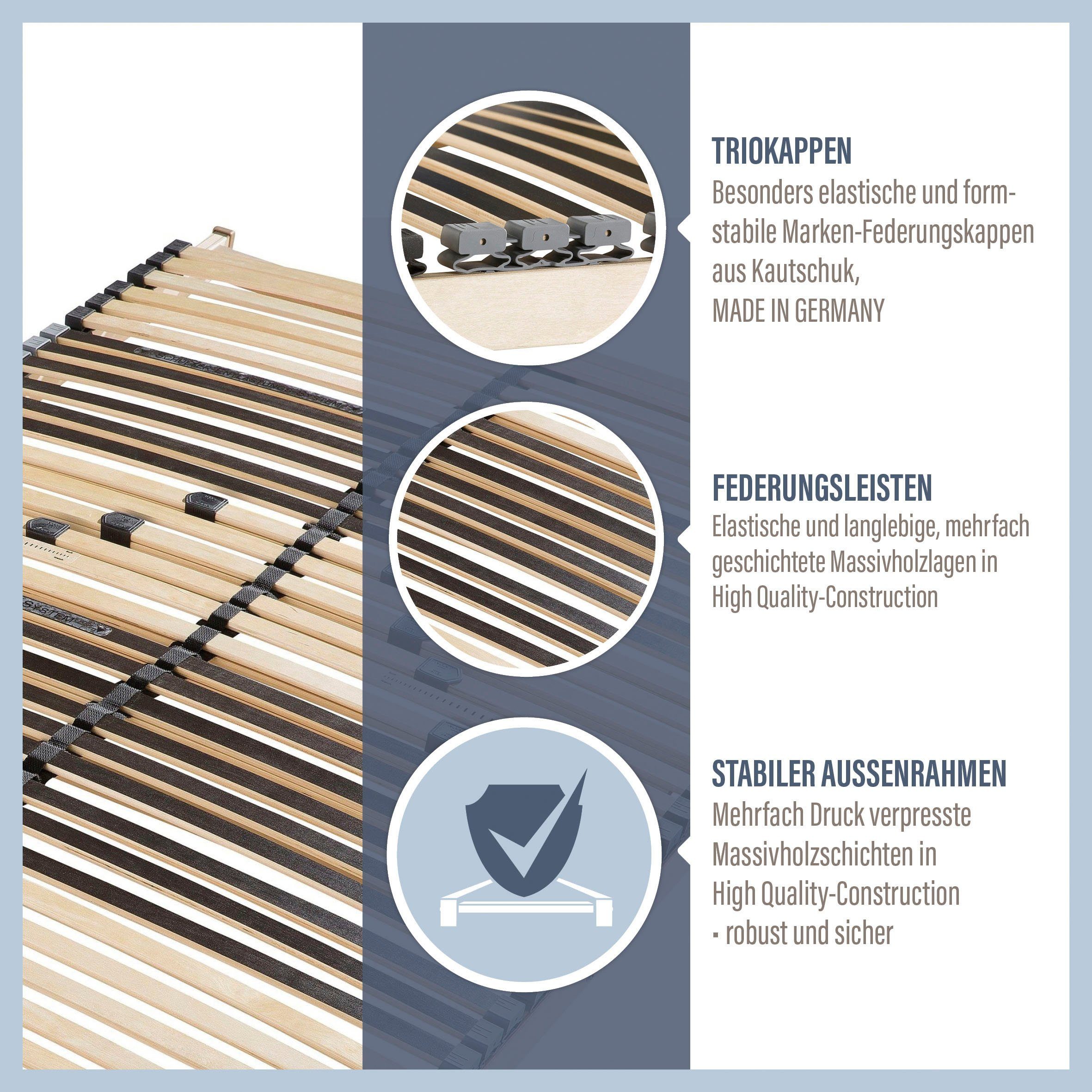 Lattenrost Heros Fix NV, Beco, Kopfteil nicht verstellbar, Fußteil nicht ve günstig online kaufen