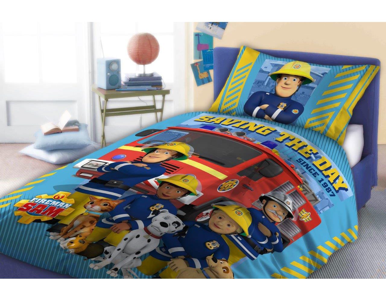 texpot Bettwäsche Kinderbettwäsche Feuerwehrmann Sam Garnitur, günstig online kaufen