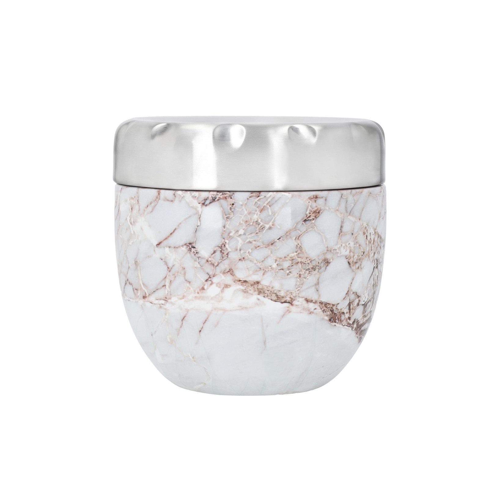 Neuetischkultur Thermobehälter Thermobehälter Marmoroptik 636 ml, Edelstahl, Kunststoff, (Stück, 1-tlg., 1 Thermobehälter), Lunchbox Lunchpot
