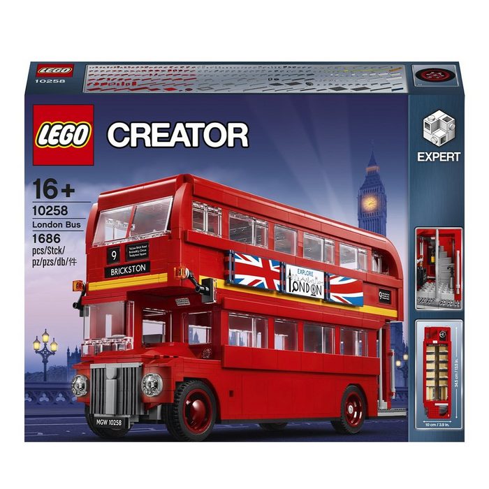 LEGO® Konstruktionsspielsteine LEGO® Creator Expert - Londoner Bus (Set 1686 St)