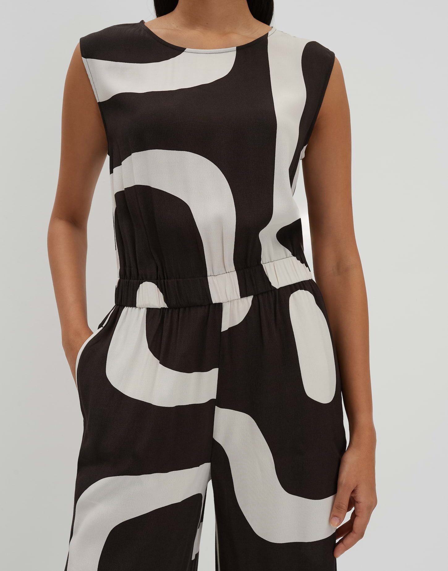 someday Jumpsuit CETURAL mit abstrakten Print