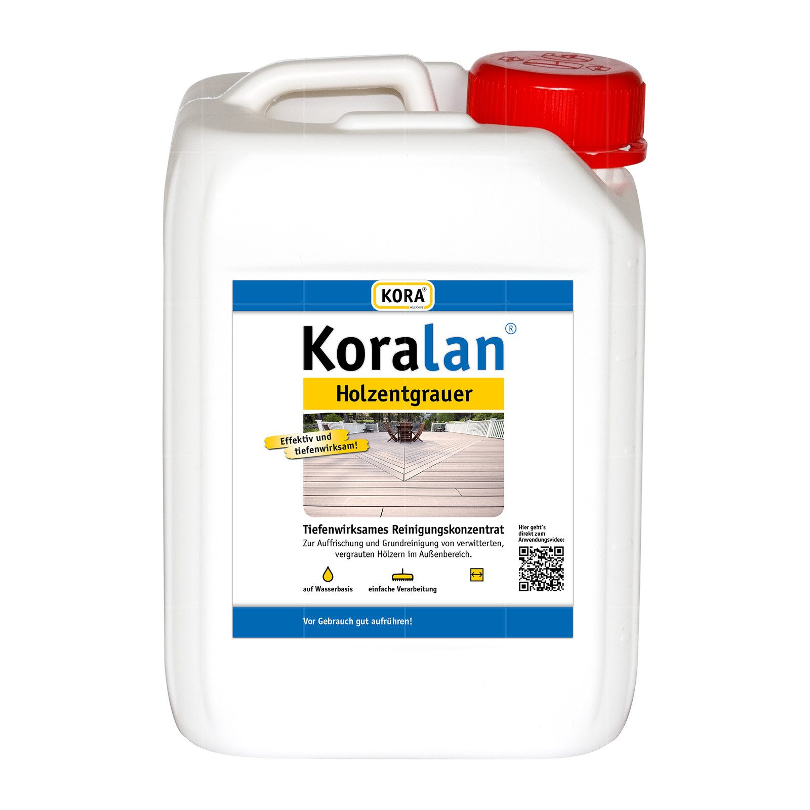 KORA Koralan Holzentgrauer - 1 Ltr Holzreiniger