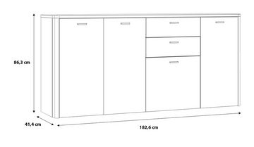 FORTE Sideboard, Breite ca. 182 cm