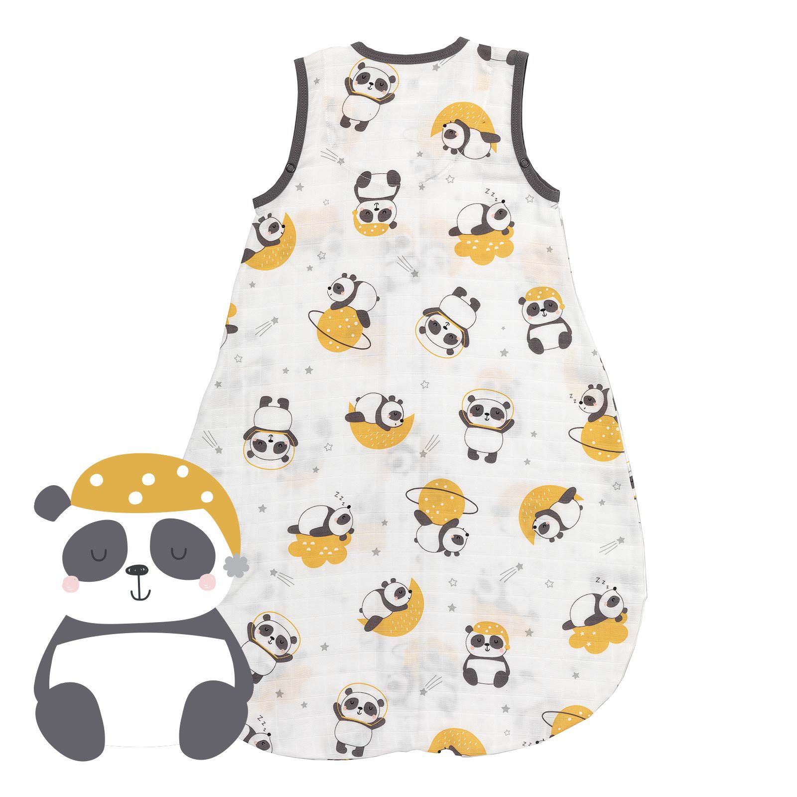 Schlummersack Kinderschlafsack Musselin Babyschlafsack, 0.5 Tog OEKO-TEX zertifiziert