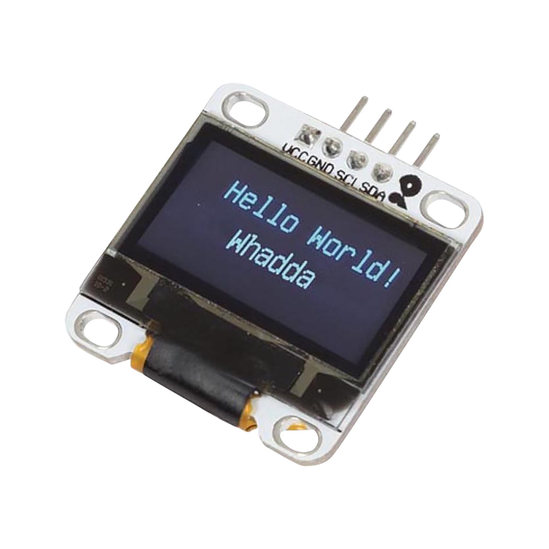 Velleman Anzeigegerät VELLEMAN Oled-Display WPI438 mit I2C / 2,43 cm (0,96)