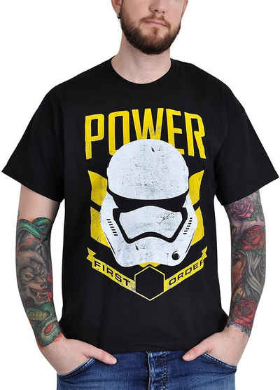 Star Wars Print-Shirt »STAR WARS T-Shirt First Order Power Stormtrooper Schwarz S M L XL Jugendliche + Erwachsene«