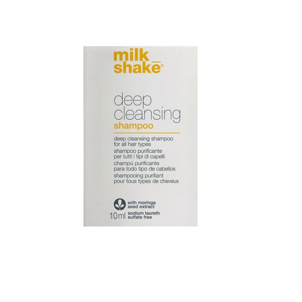 Milk Shake Haarshampoo Spezielles tiefenreinigendes Milchprotein-Haarshampoo 10 ml
