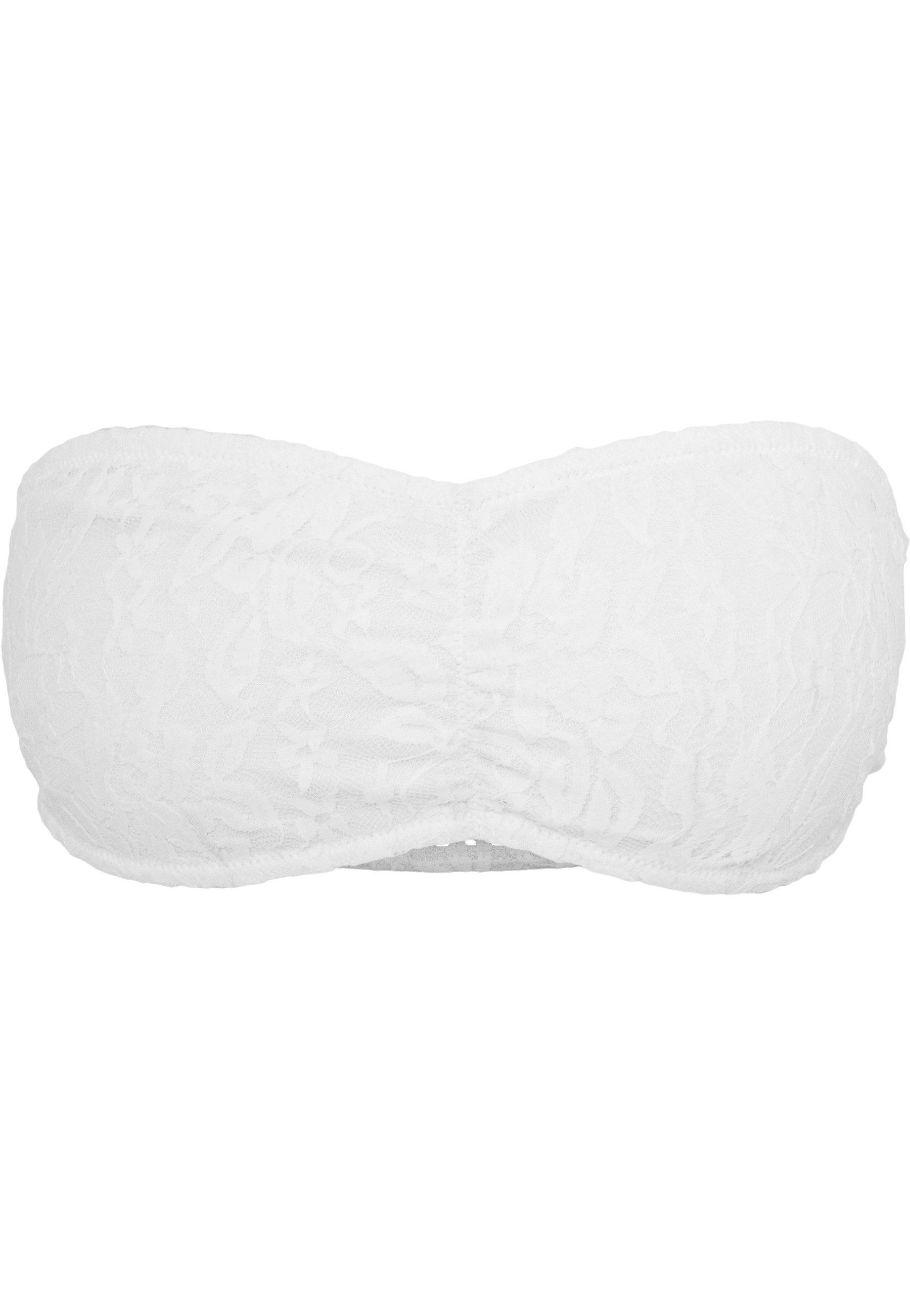 URBAN CLASSICS Sport-BH Urban Classics Damen Ladies Laces Bandeau