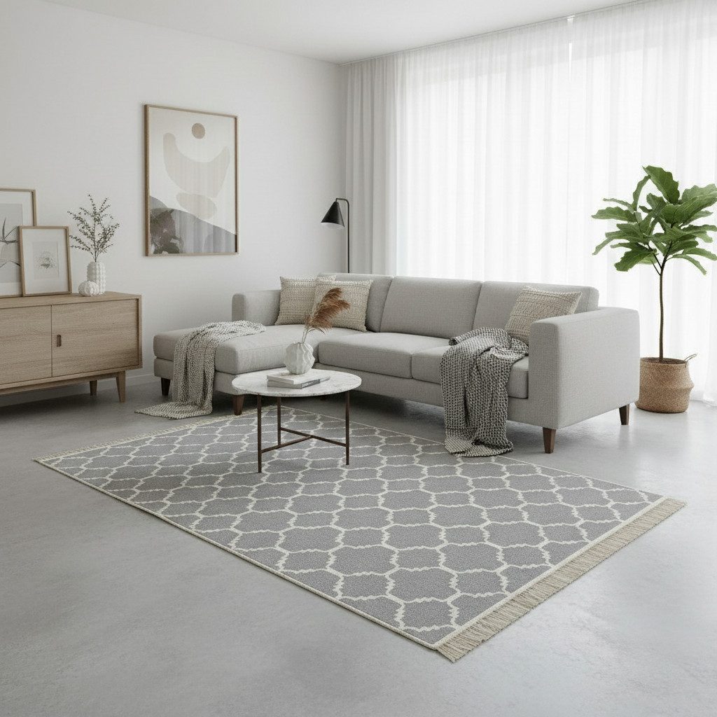 Jimri Teppich Kelim Teppich Wohnzimmer Schlafzimmer Küche, Badezimmer Läufer Flur, Läufer, Wendeteppich – Bild 4 von 5