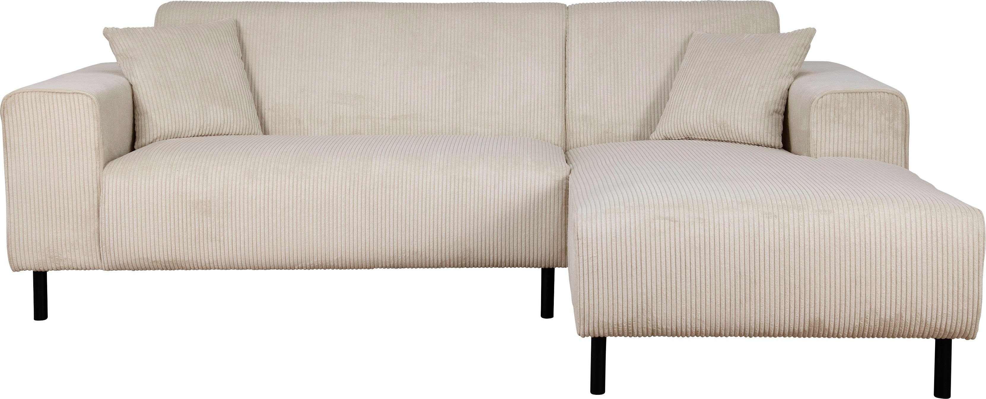 Home affaire Ecksofa ARROS L-Form, incl. loser Zierkissen, Maße B/T/H: 235/163/81 cm, auch in Cord