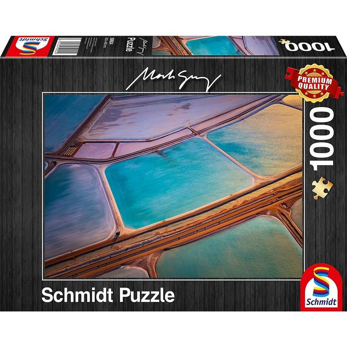 Schmidt Spiele Puzzle Puzzle 1000T Mark Gray Pastelle Puzzleteile