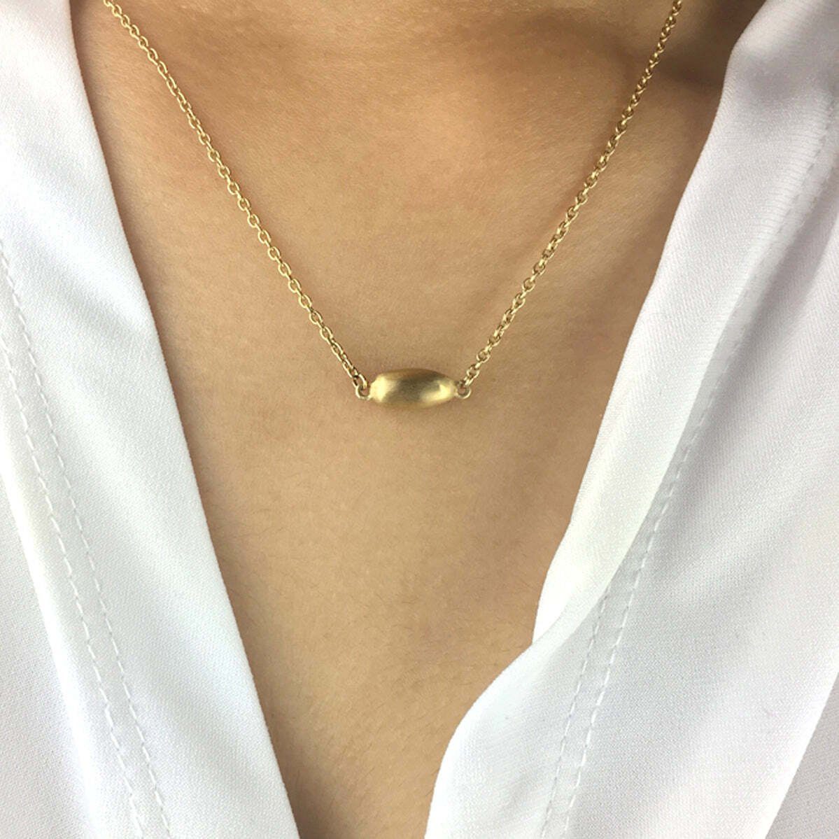 M&M Kette mit Anhänger Halskette Da... M&M Kette mit Anhänger Halskette Da...