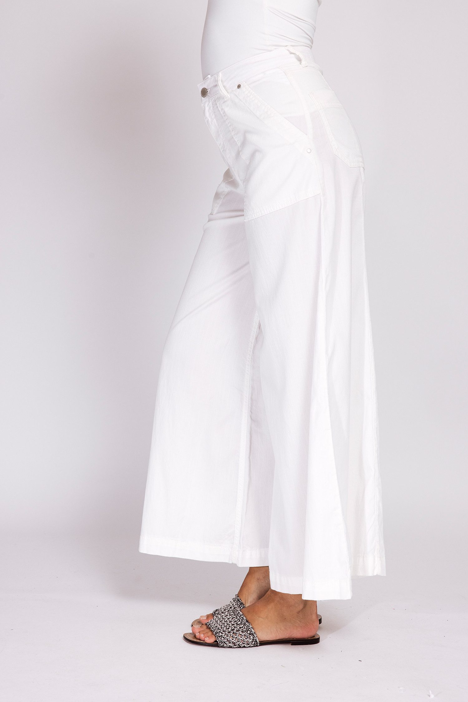 Zhrill Culotte CHATTI extra weiter Jeans-Style, normale Passform, mit Gürtelschlaufen