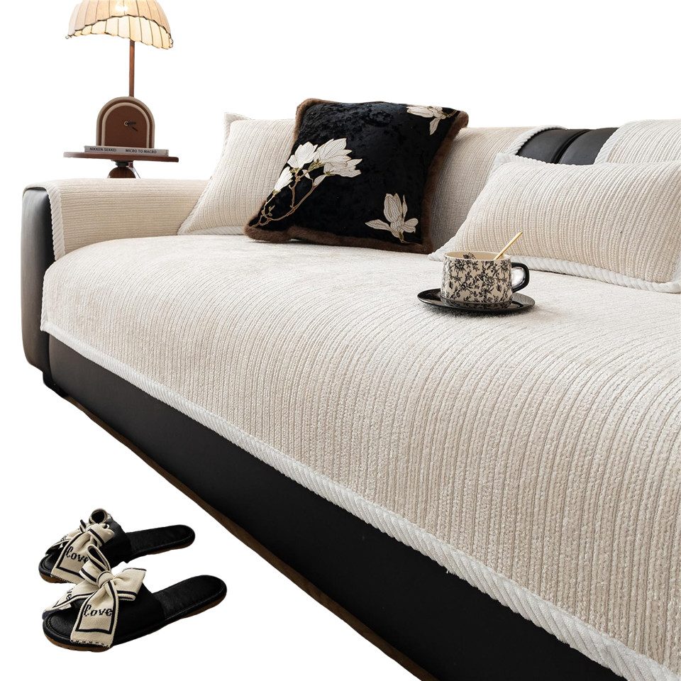 Coonoor Sofaschoner Sofabezug Couch Überzug,Sofa Überzug 1/2/3/4 Sitzer L Form Sofa Cover, Sofa-Schutzhülle Ecksofa, rutschfeste Sofa Überwurf, Sofaläufer