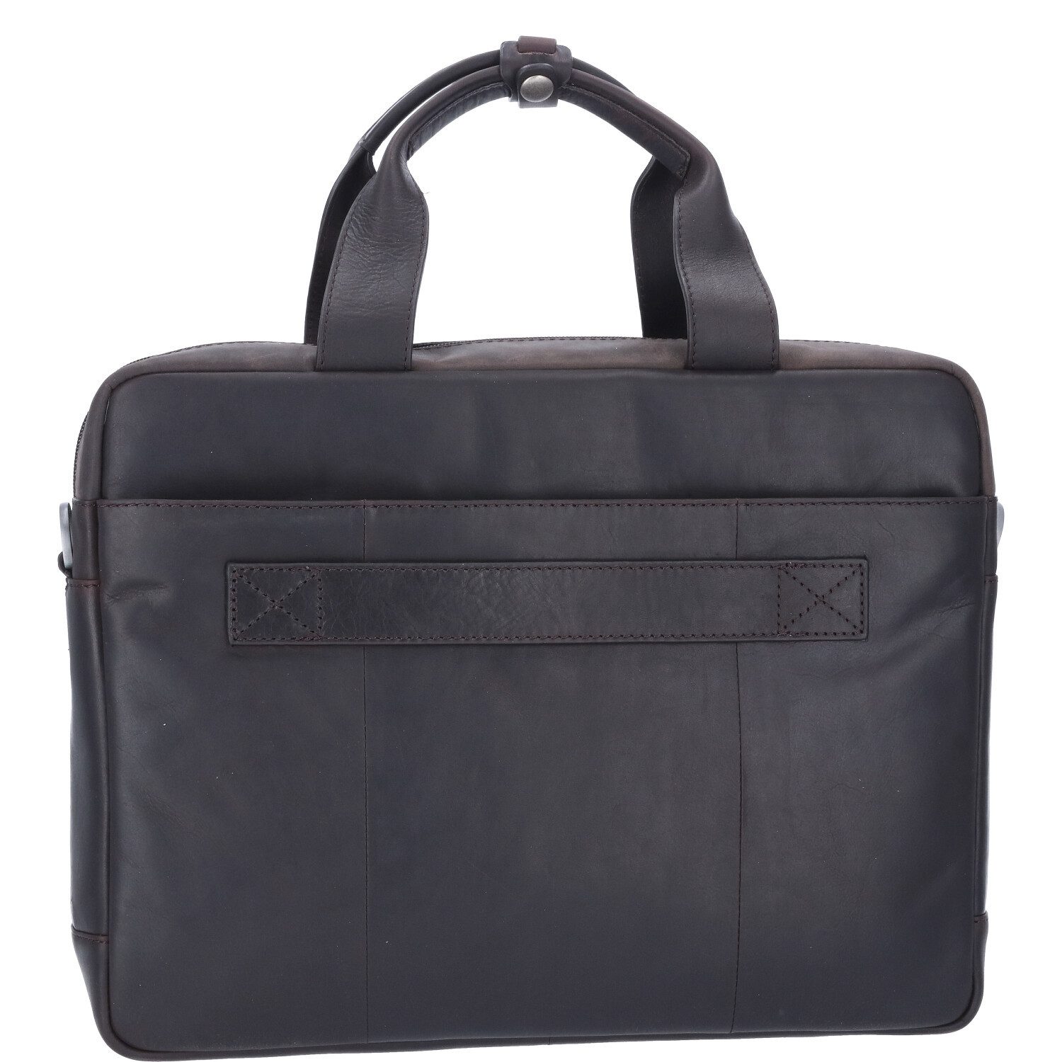Strellson Umhängetasche Strellson Leder Aktentasche Brick Lane Charles darkbrown (1, 1-tlg., 1)