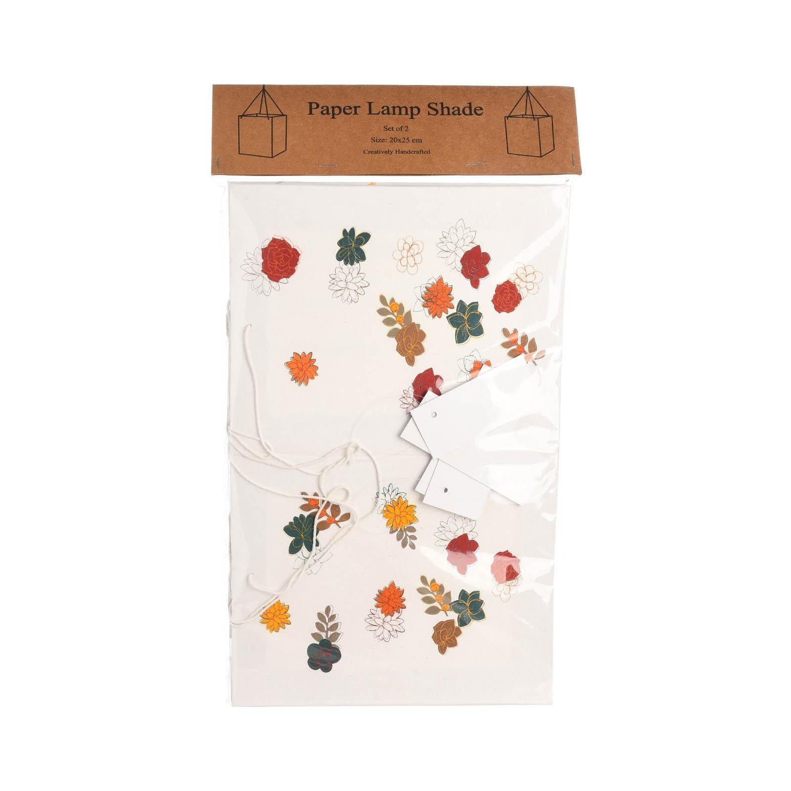 Depot Dekofigur Lampion-Set Floral Trockenblume, 20 H St., Zentimeter 20 Lampion-Set), T Zentimeter, B 2 aus (Packung, 1x Zentimeter, 25 Papier