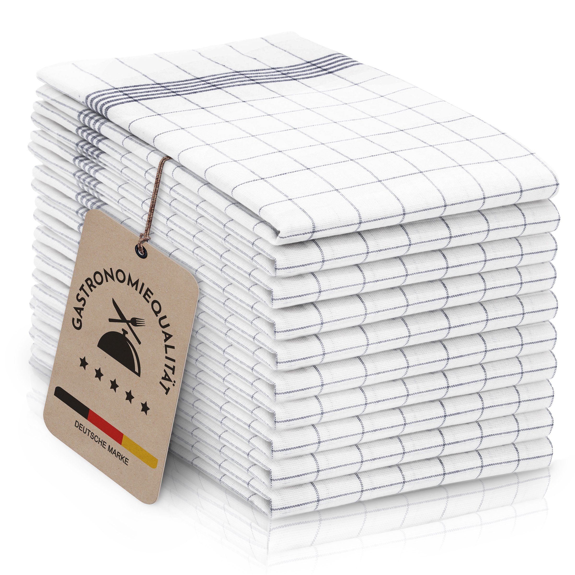 ZOLLNER Geschirrtuch, (Spar-Set, 10-tlg), langlebig, pflegeleicht, günstig online kaufen