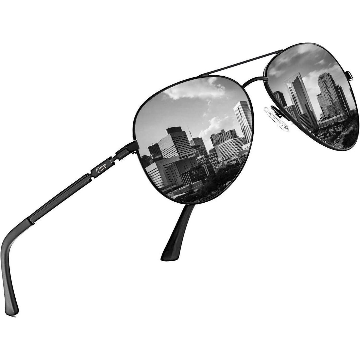 LuxusKollektion Pilotenbrille Sonnenbrillen Pilotenbrille Herren Damen Gestell Schwarz Gläser Grau