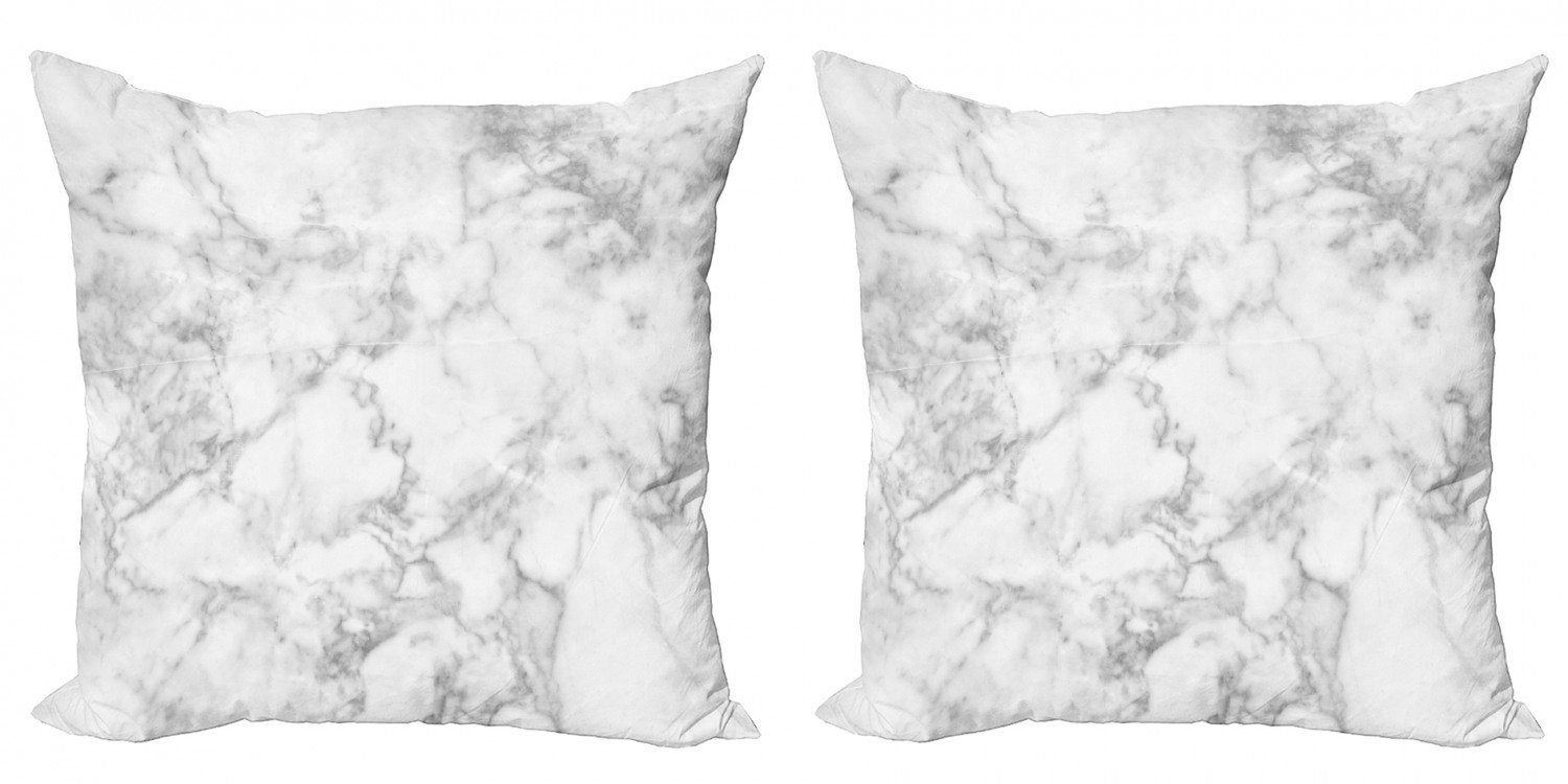 Kissenbezüge Modern Accent (2 Stück), Marmor Abakuhaus Doppelseitiger Granit Natur Spots Digitaldruck