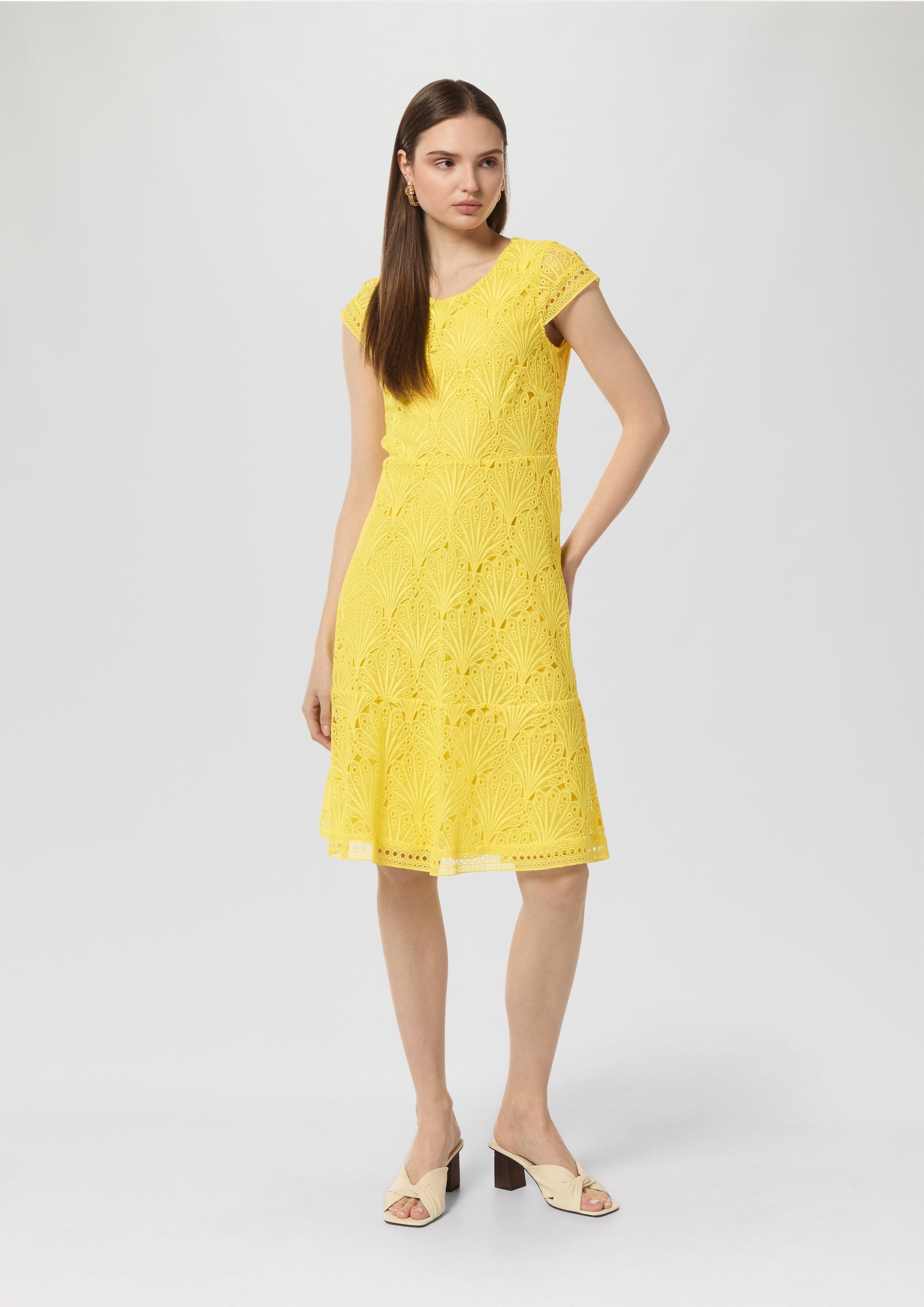 Comma Minikleid Kleid aus Spitze mit günstig online kaufen
