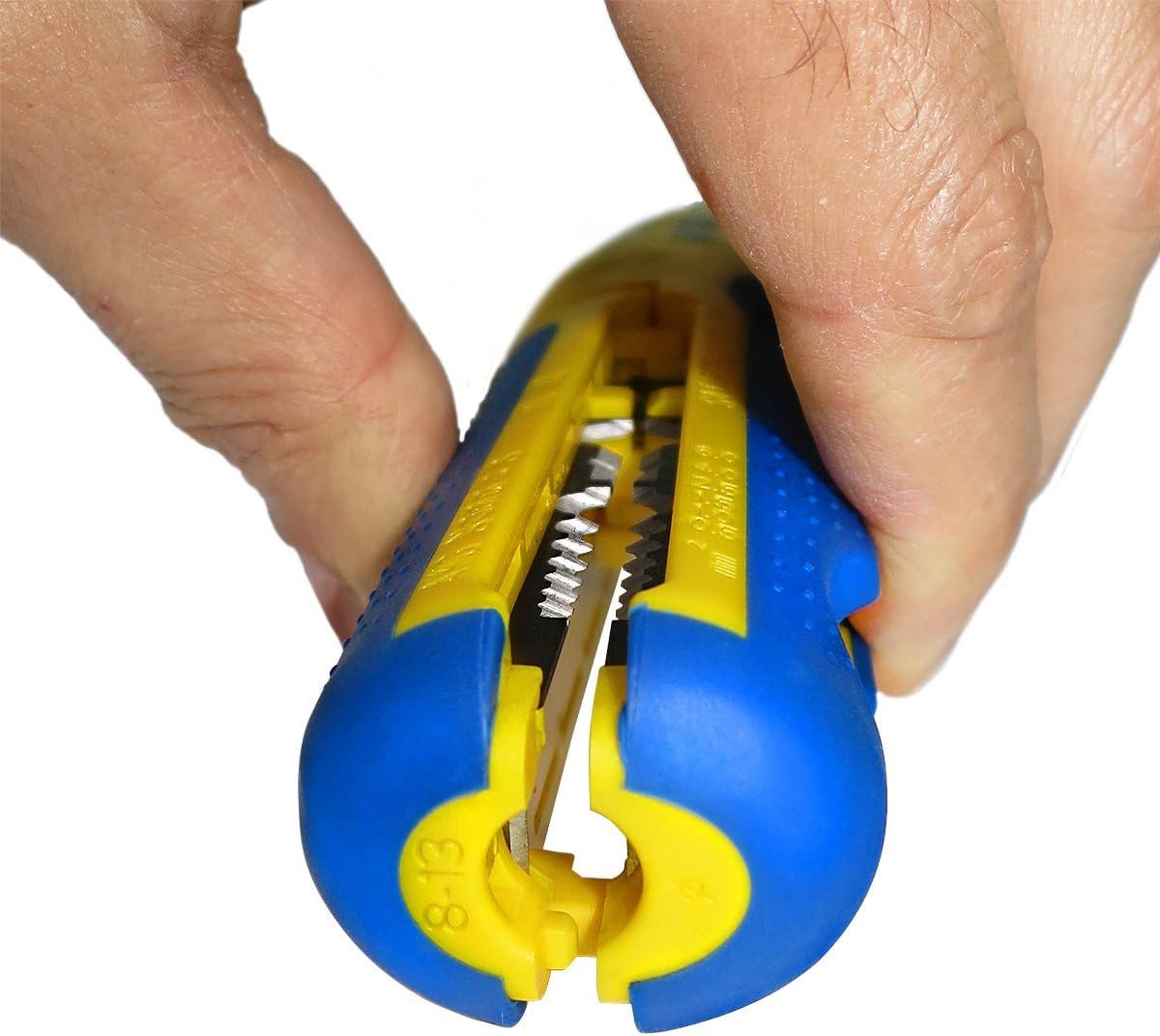 S&R Abisolierzange Abmantler - Abisolierwerkzeug mit Bithalter / Kabelschneider 3x1,5 mm, 1-tlg., Bithalter PZ2 & Schlitz 4.0mm, SAT/RG6 & RG59 Abisolierer – Bild 5 von 5