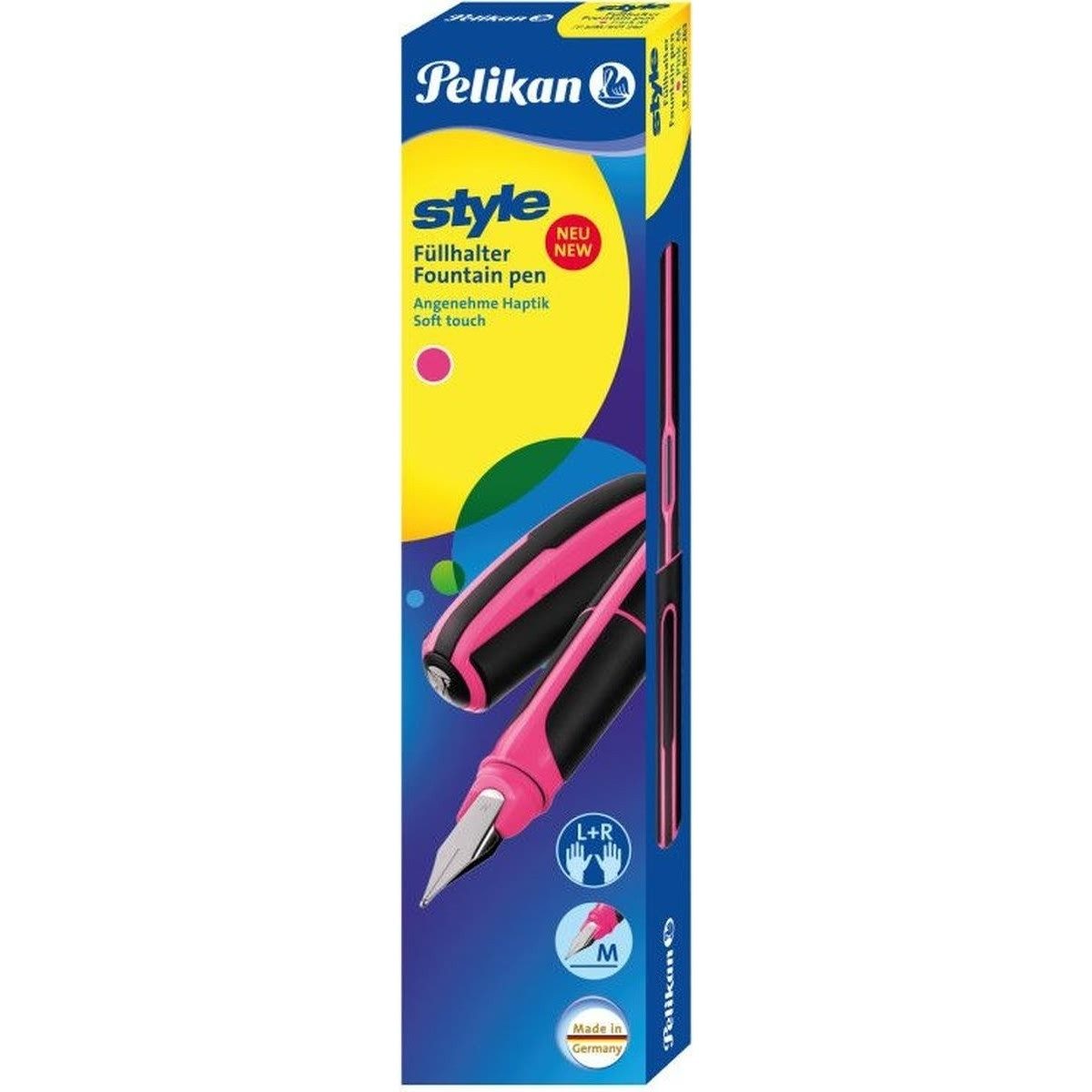 Pelikan Füllhalter Füllhalter Style Neon Pink M (10 Stück)