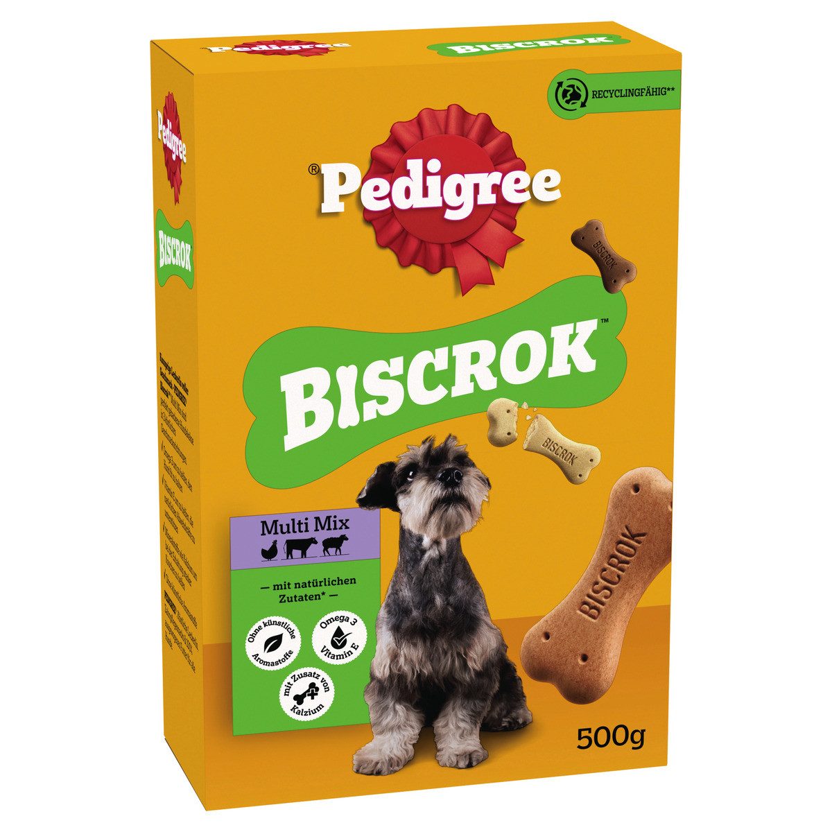 Pedigree BISCROK Multi Mix 500 g - 6 Stück, für: Hund