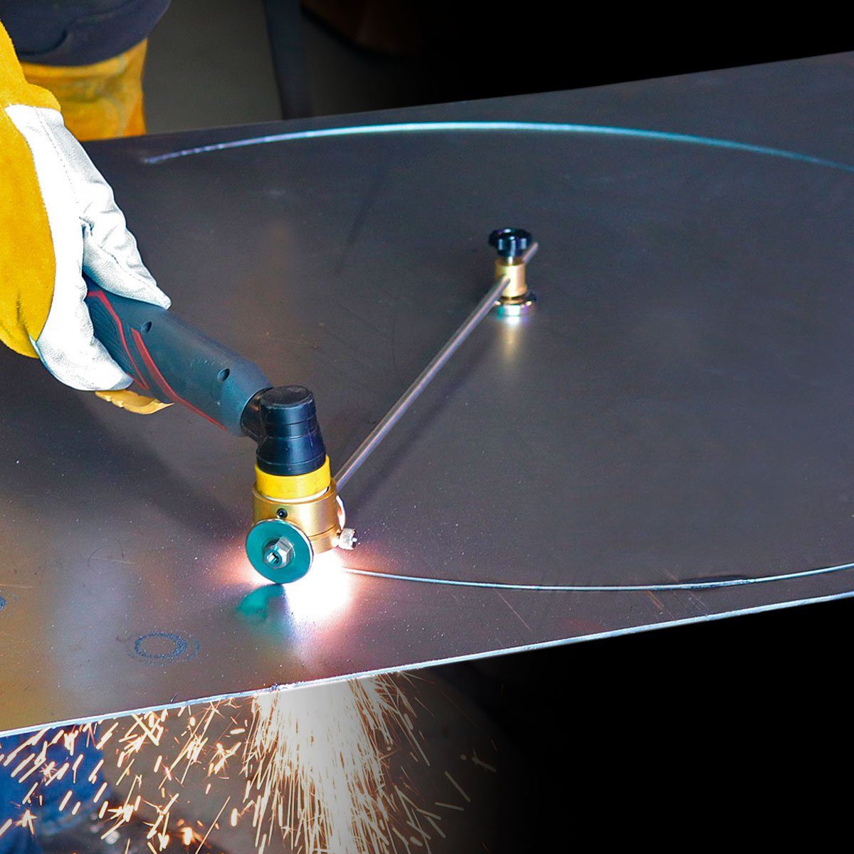 STAHLWERK Kreisschneider Kreisschneider für P-80 Plasmabrenner, (Packung, 1-tlg), mit Pilotzündung