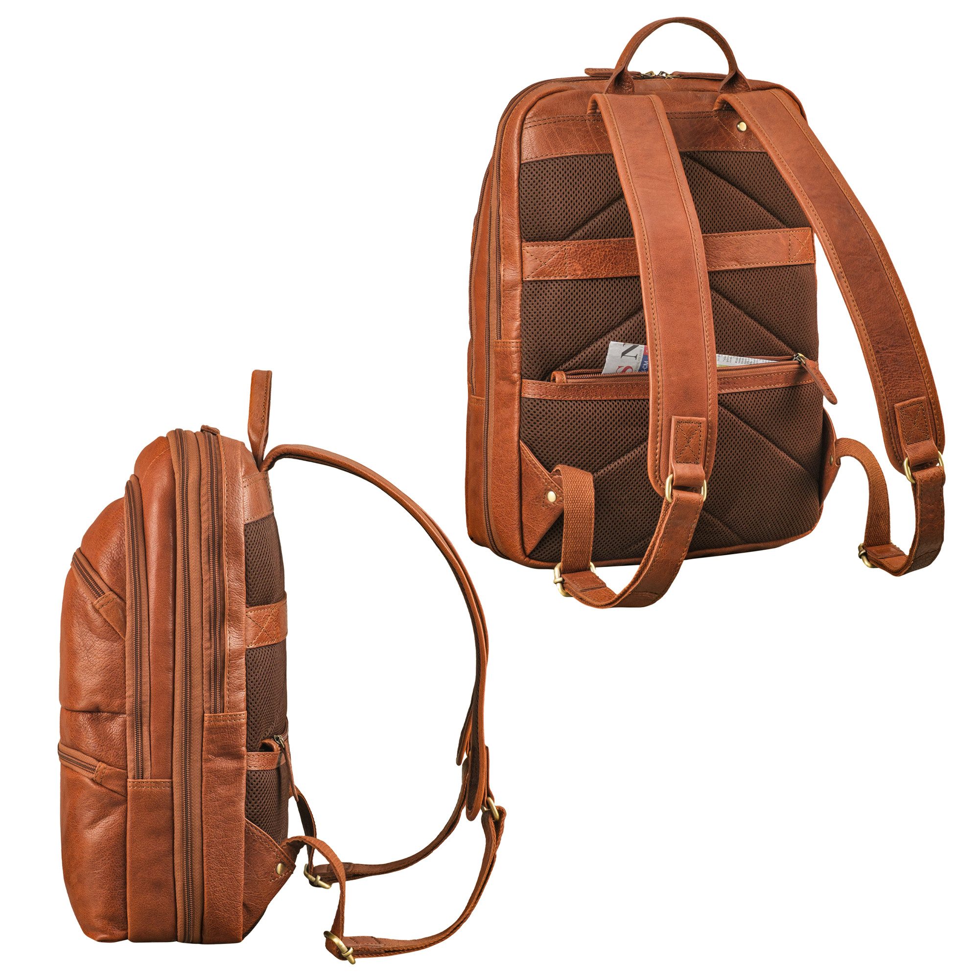 STILORD Notebook-Rucksack "Giuseppe" Schmaler Laptop Rucksack 15 - 16 Zoll für Damen und Herren
