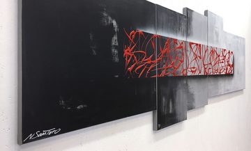 WandbilderXXL XXL-Wandbild An Instant 210 x 70 cm, Abstraktes Gemälde, handgemaltes Unikat