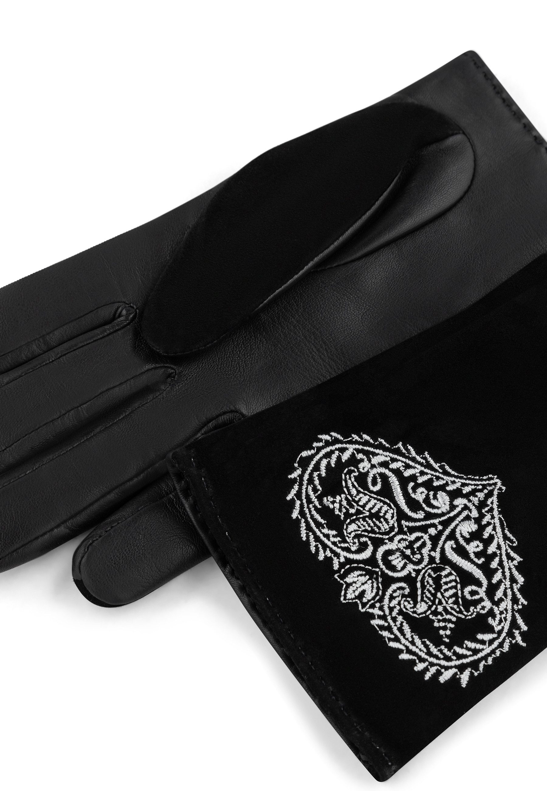 Roeckl Lederhandschuhe GITTI Velourhandschuhe mit Touch Funktion