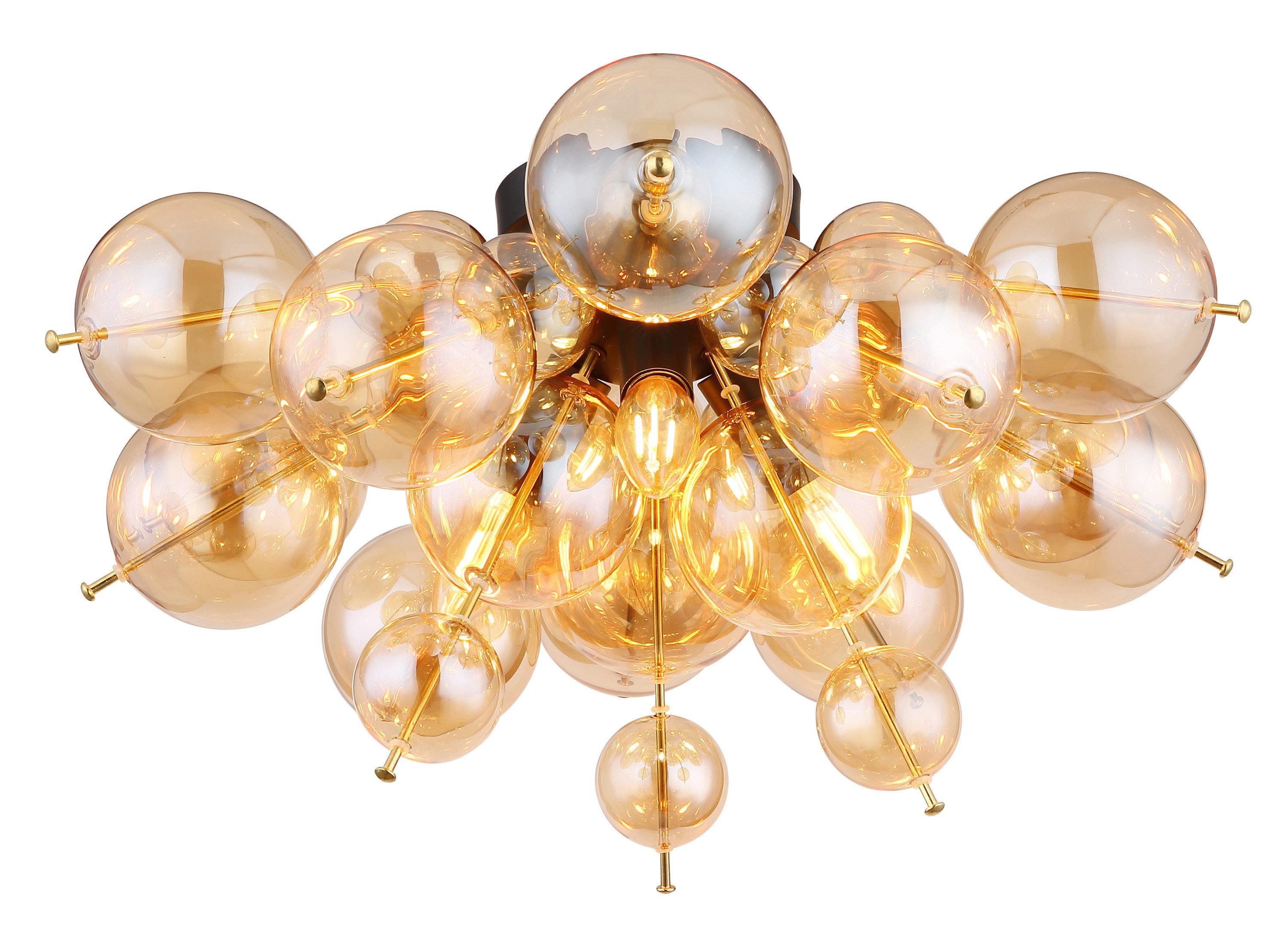 GLOBO LIGHTING Deckenleuchte GLOBO Lighting Deckenleuchte UDO DH 55x28 cm bunt Deckenlampe