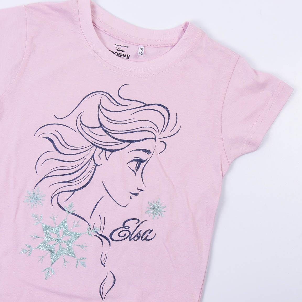 & cm Gr. Mädchen Sommeroutfit (2-tlg) Shorts 98 Elsa Frozen Disney T-Shirt 128 -