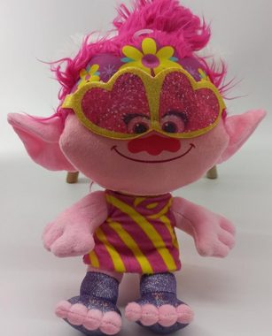 soma Kuscheltier Trolls Plüsch Kuscheltier XXL35cm Brille pink (1-St), Super weicher Plüsch Stofftier Kuscheltier für Kinder zum spielen