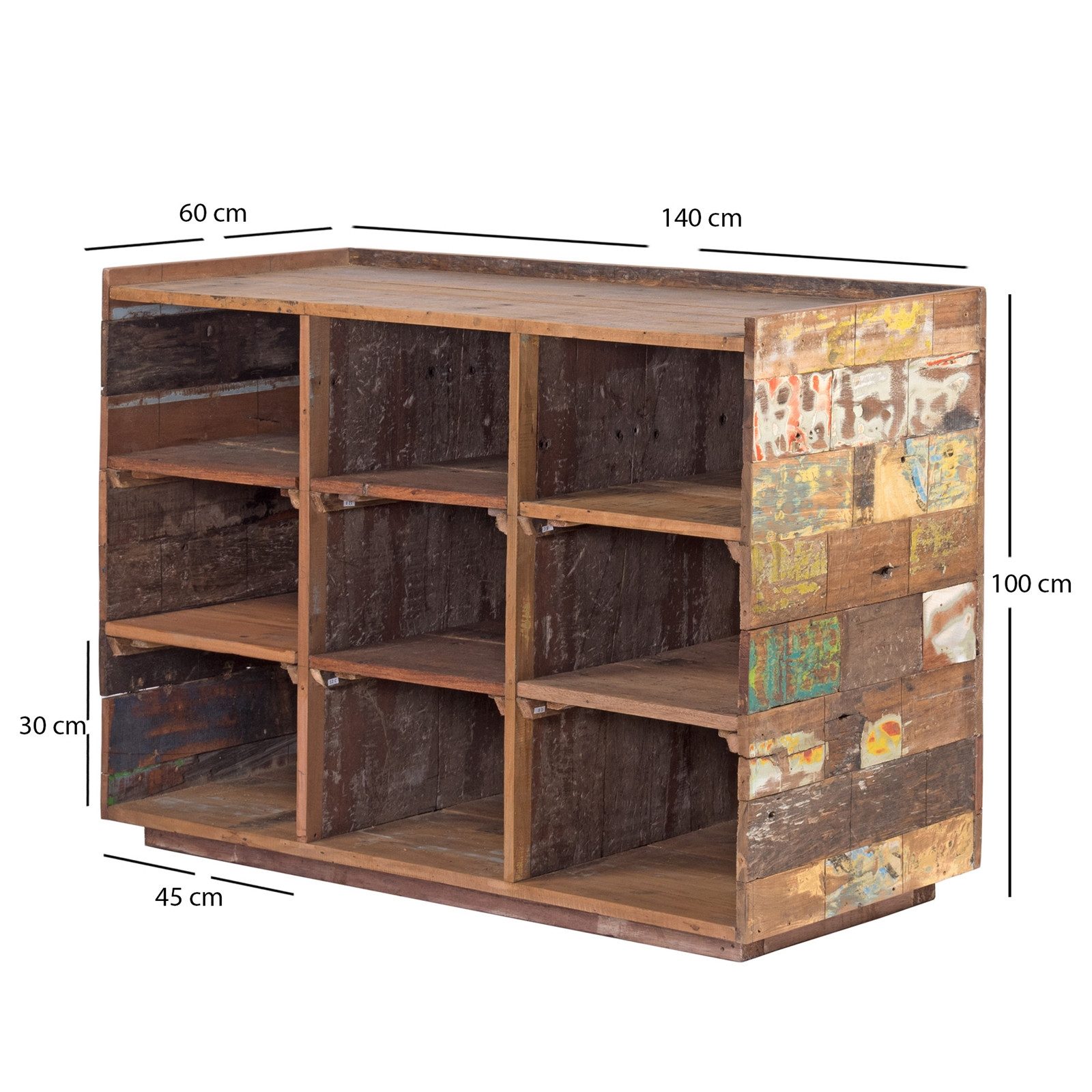 DESIGN DELIGHTS Barschrank BARSCHRANK "CLUB", 138x91x60 (BxHxT), Minibar, Verkaufstresen