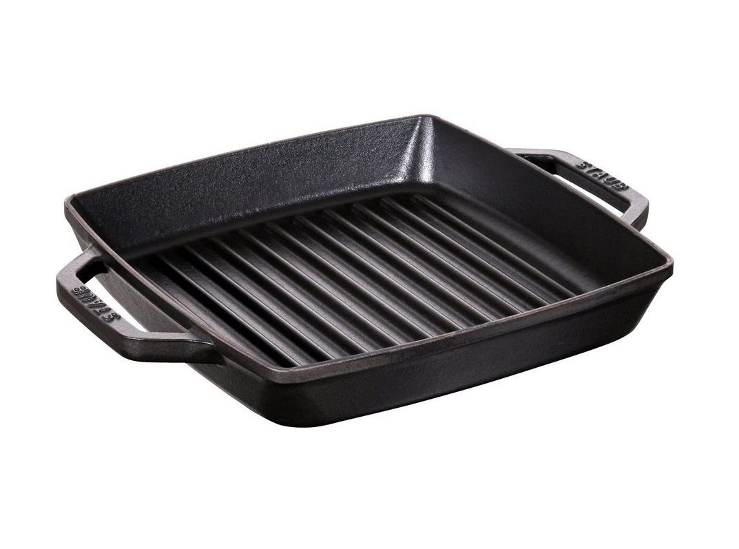 Bratpfanne STAUB Grillpfanne quadratisch aus Gusseisen 23 cm