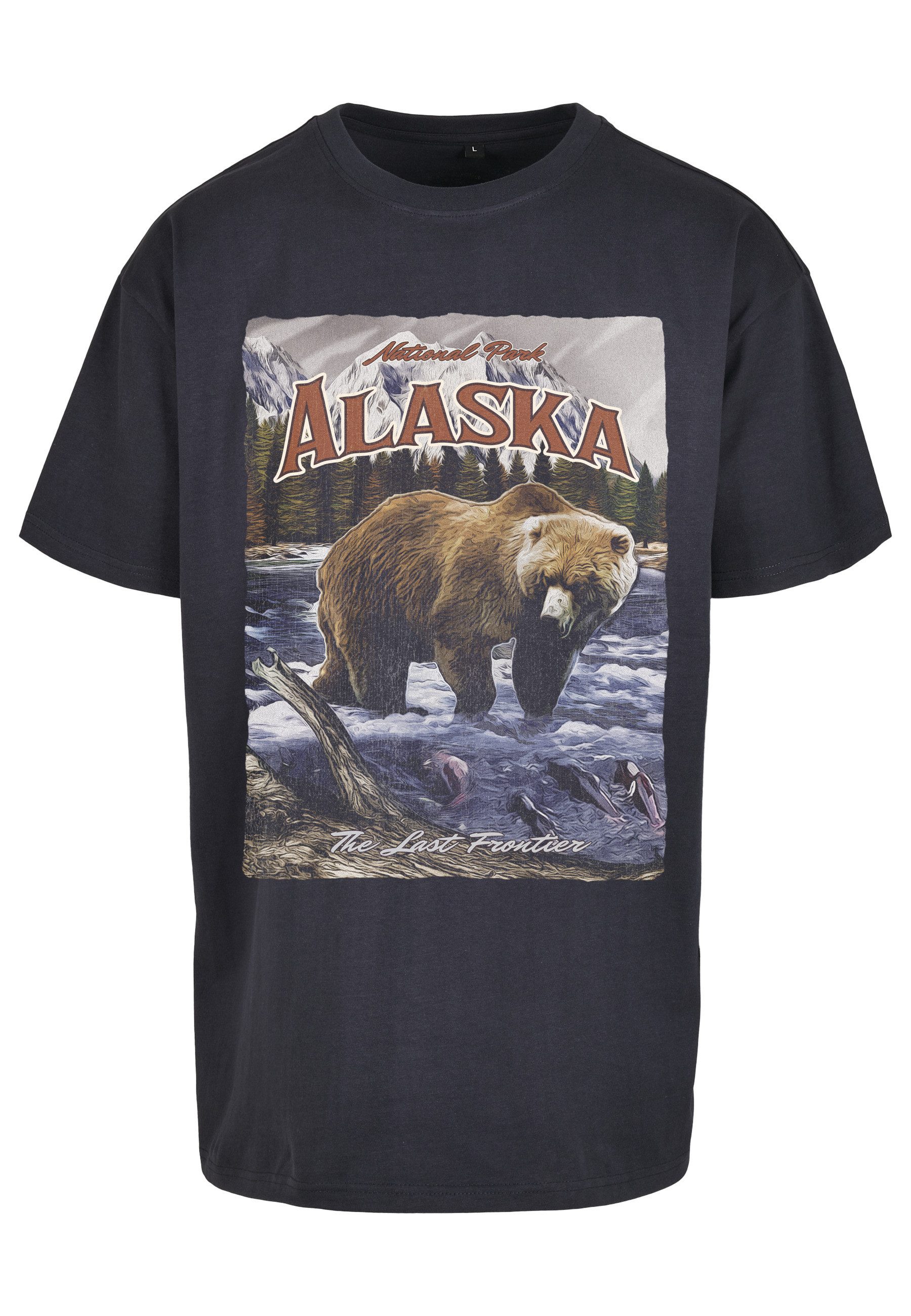 T-Shirt Upscale by Mister Tee Herren Alaska Vintage Oversize Tee
