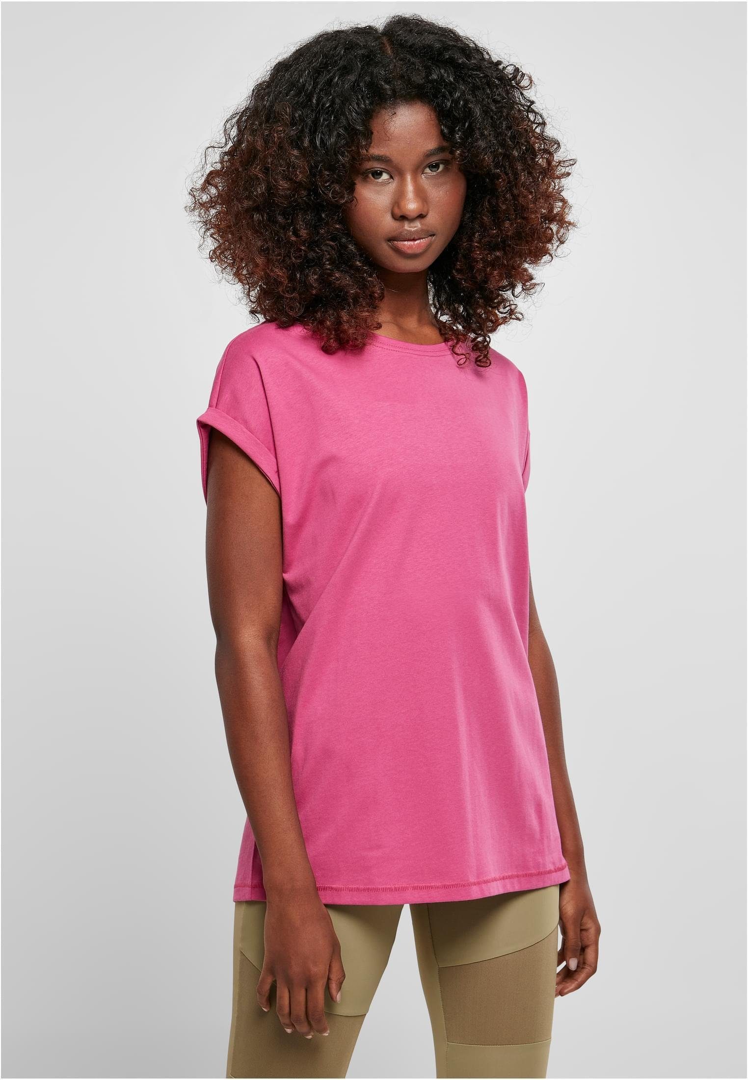 URBAN CLASSICS Rundhalsshirt Ladies Extended Shoulder günstig online kaufen