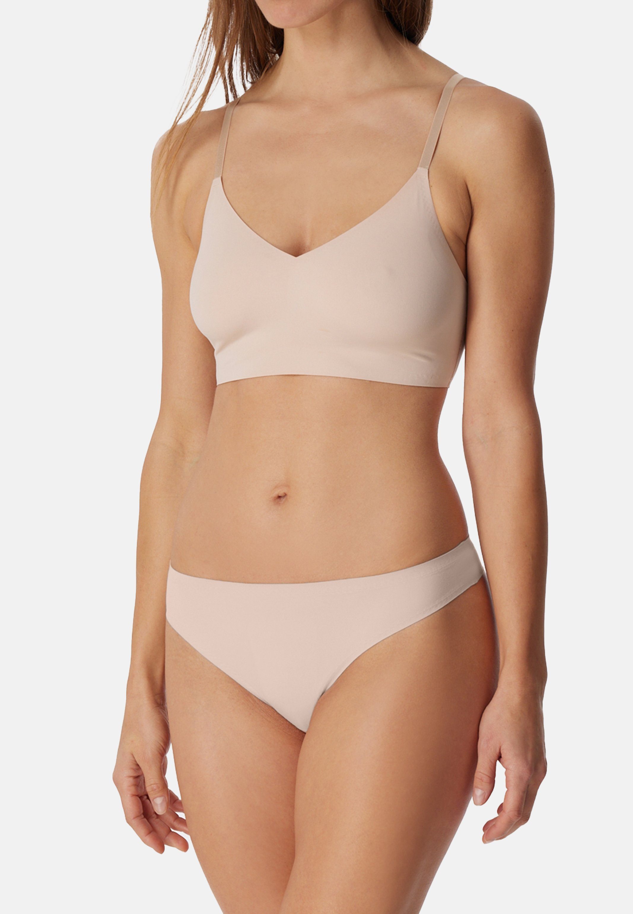 Schiesser T-String 3er Pack Invisible Soft (Spar-Set, 3-St) String - Sexy, knappe Schnittform