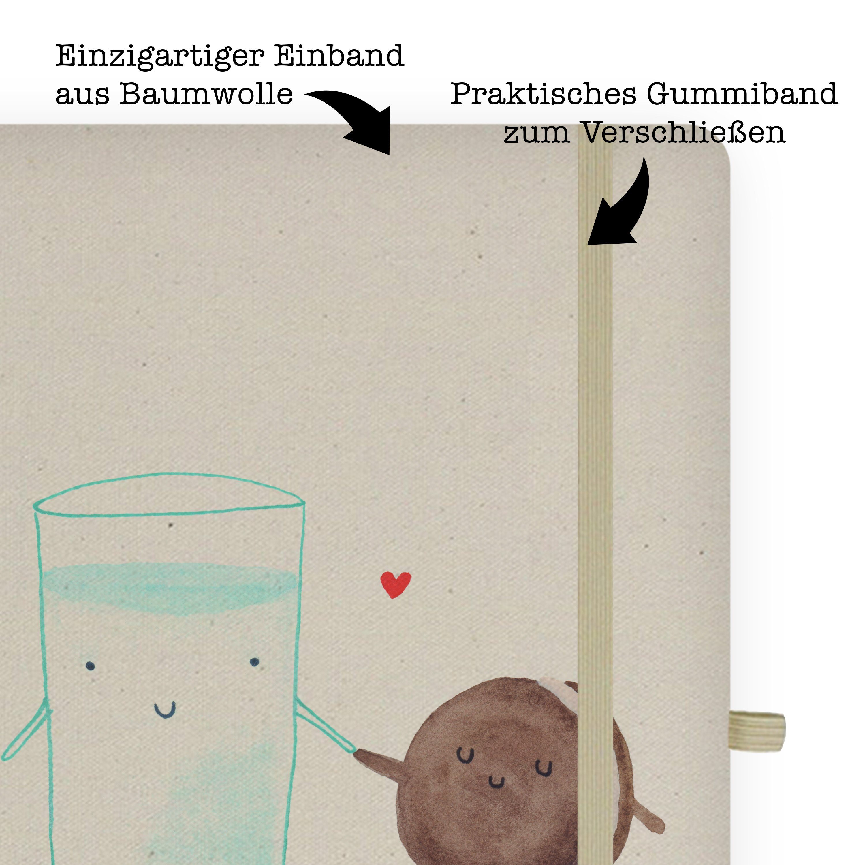 Mr. & Geschenk, Keks Notizbuch - Tagebuch, Transparent Milch Mrs. Schreibheft, - Panda Panda & Mrs. & Mr. Notizen