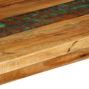 möbelando Konsolentisch 298463 (LxBxH: 120x35x76 cm), aus Recyceltes Holz und pulverbeschichteter Stahlrahmen in mehrfarbig