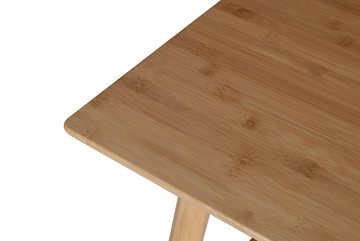 Gozos Schreibtisch Pruna Massivholz aus Bambus, Homeoffice, 105*55 & 125*60cm