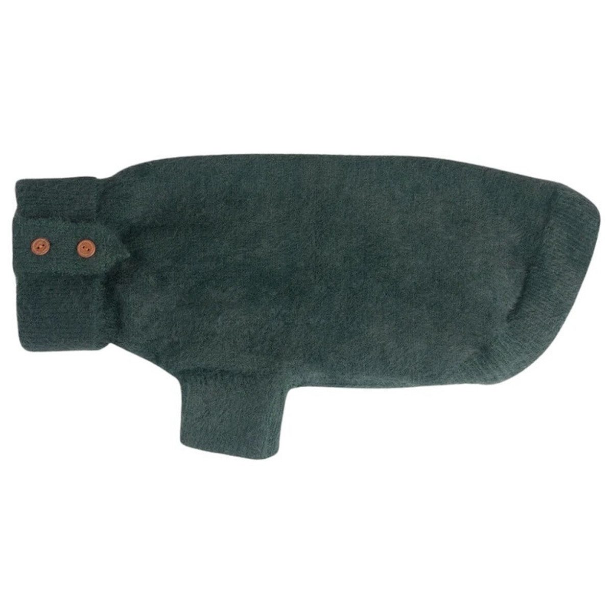 PAIKKA Hundepullover Hunde Strickpullover "Furry" grün