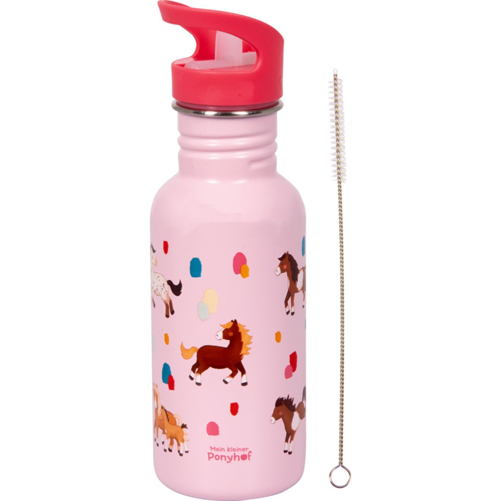 Trinkflasche Edelstahlflasche - Mein kl. Ponyhof (ca. 0,5 l) Pferdeflasche