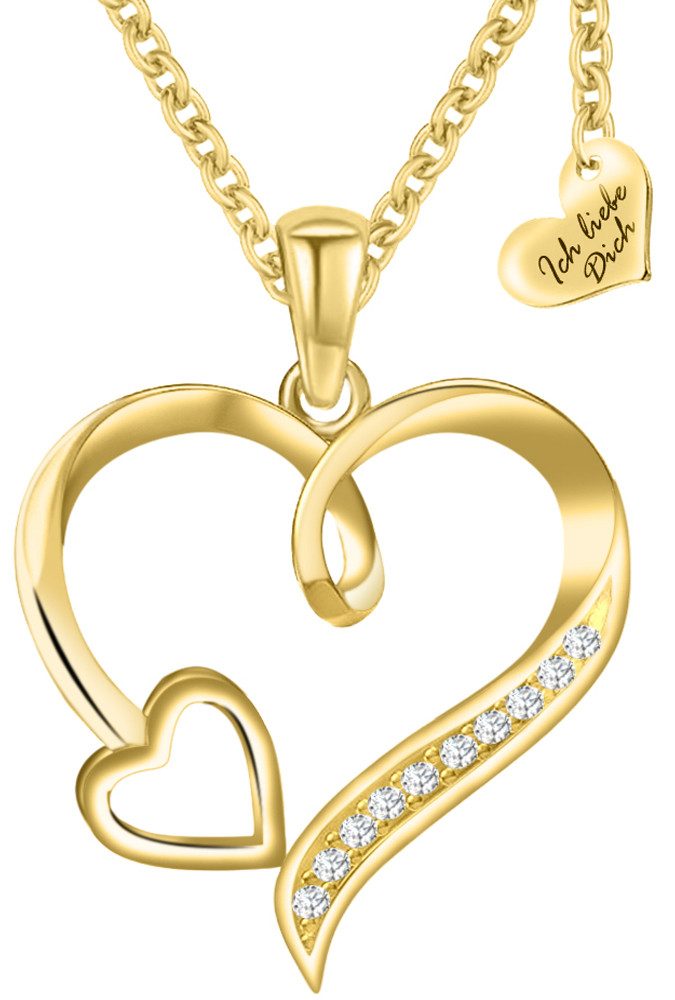 Limana Herzkette Halskette Damen Silber 925 günstig online kaufen