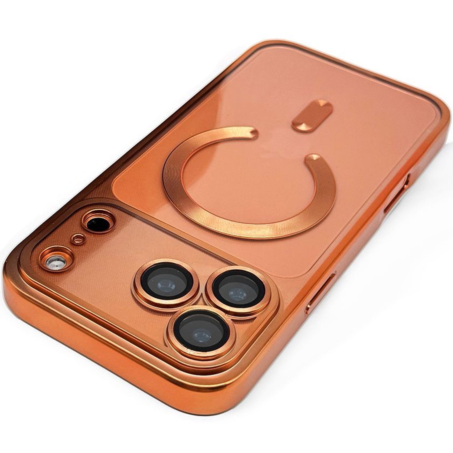 Wörleonline Handyhülle für iPhone 17 Pro / iPhone 17 Pro Max mit integriertem Kameraschutz, in passendem Farbton zur Originalfarbe, MagSafe kompatible Hülle