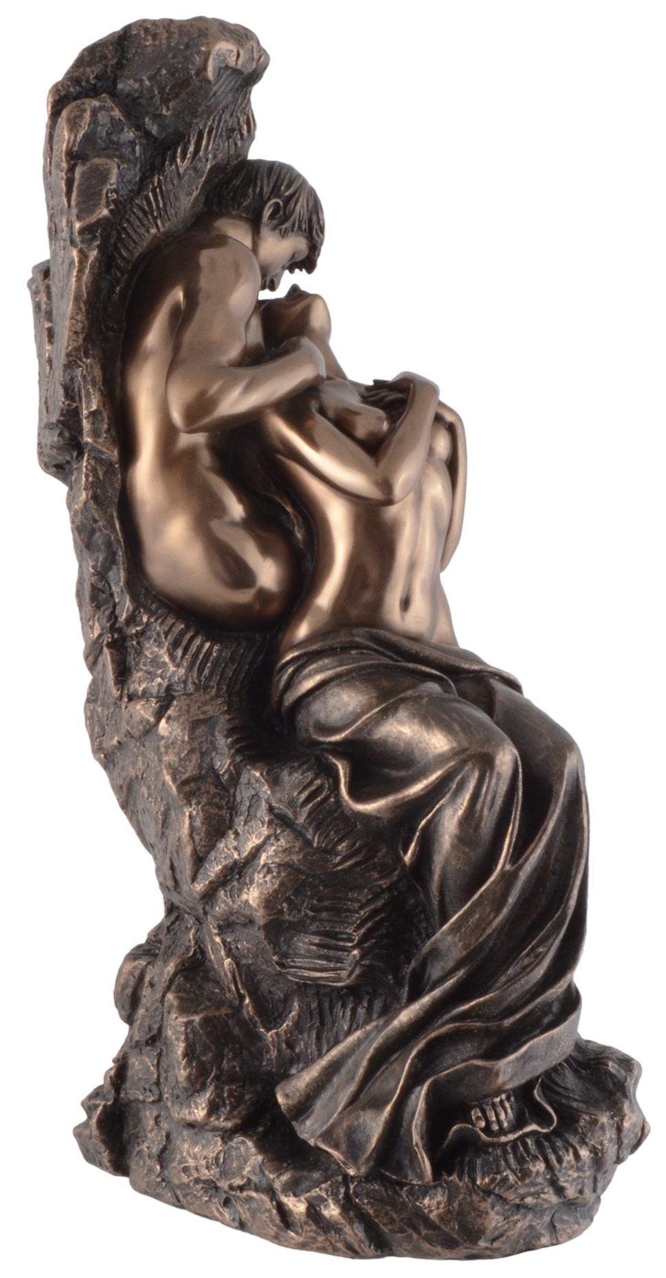 by Gmbh von LxBxH: ca. Spring" Die "Eternal Vogler - Liebenden Rodin bronziert, Veronese, direct Dekofigur Hand 18x13x31cm nach