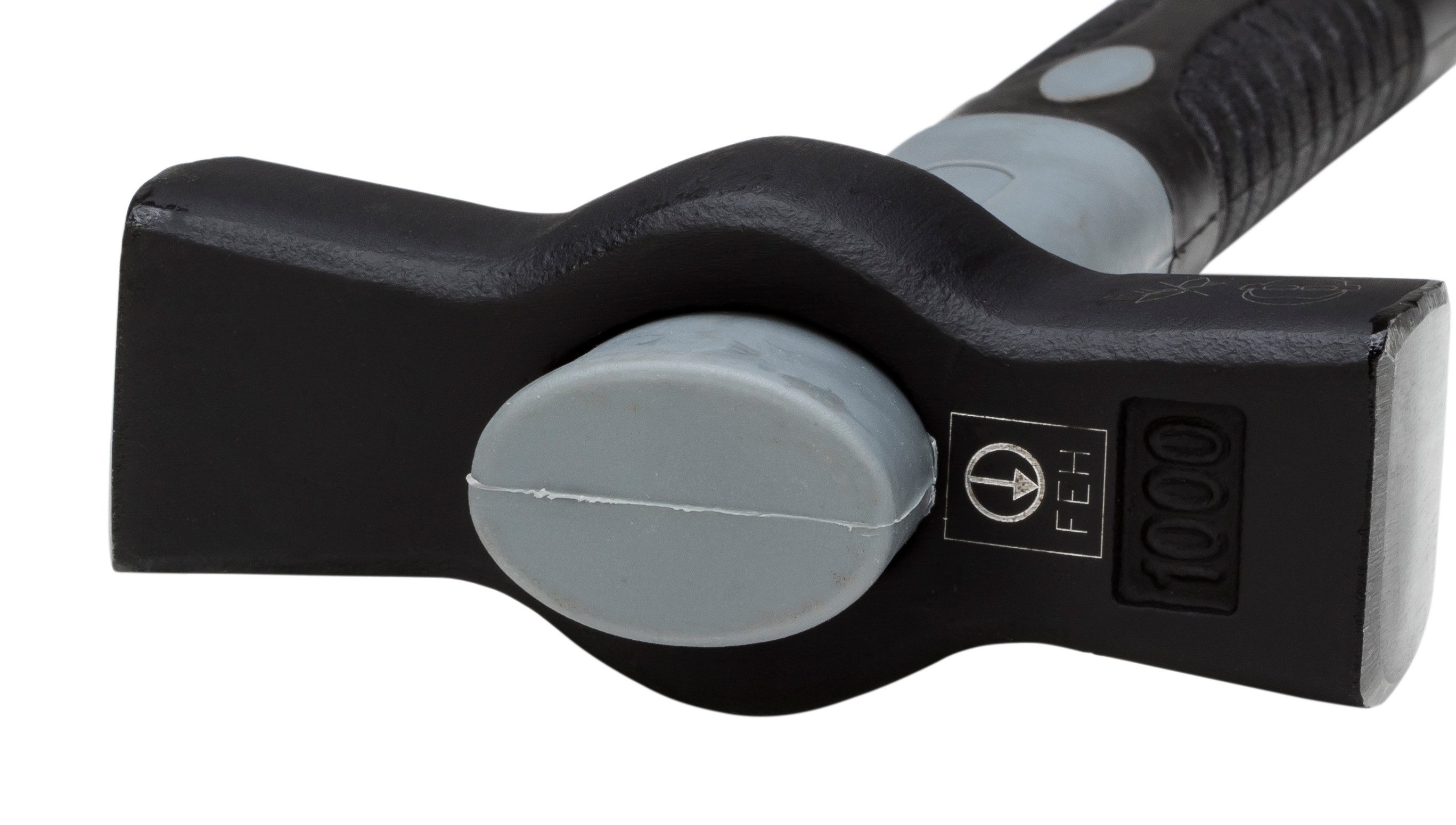 Hammer RUTHE Fäustel 1.000g Spanische Form mit Fiberglasstiel