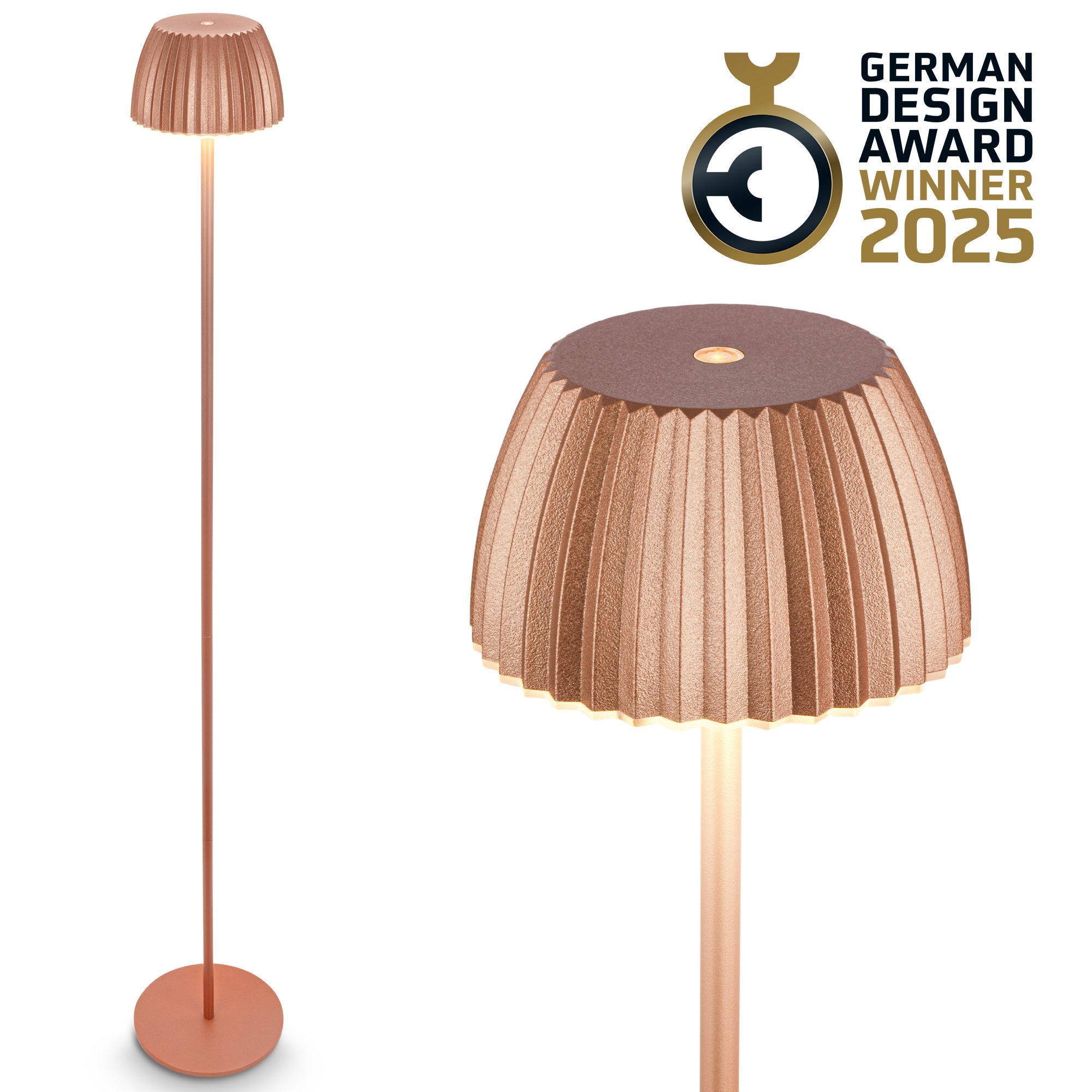 Briloner Leuchten LED Stehlampe Riffle Stehleuchte günstig online kaufen
