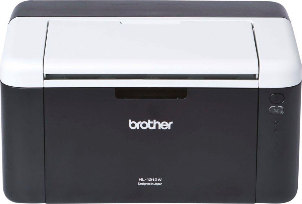 Brother HL-1212W Schwarz-Weiß Laserdrucker, (WLAN (Wi-Fi)